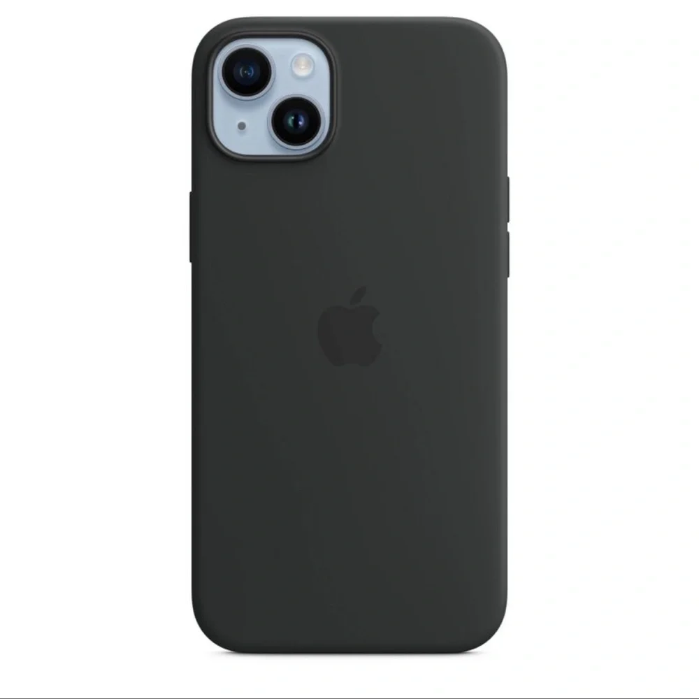 Apple IPhone 14 Plus Silicone Case Compatible with MagSafe- Midnight